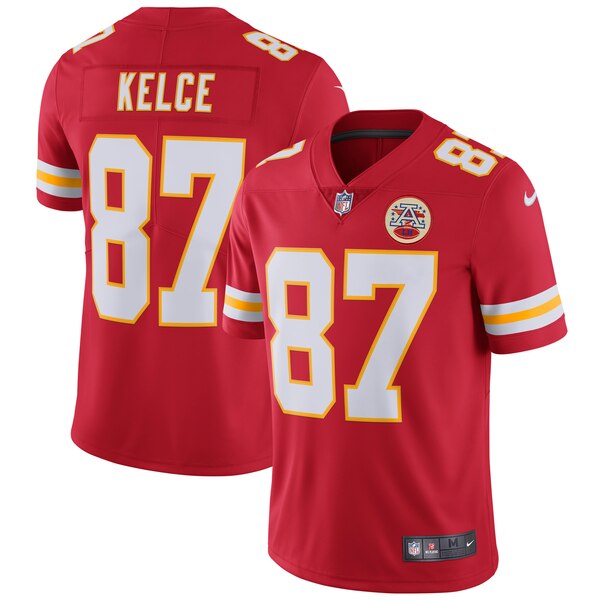 Men's Kansas City Chiefs Travis Kelce Nike Home - Vapor Limited