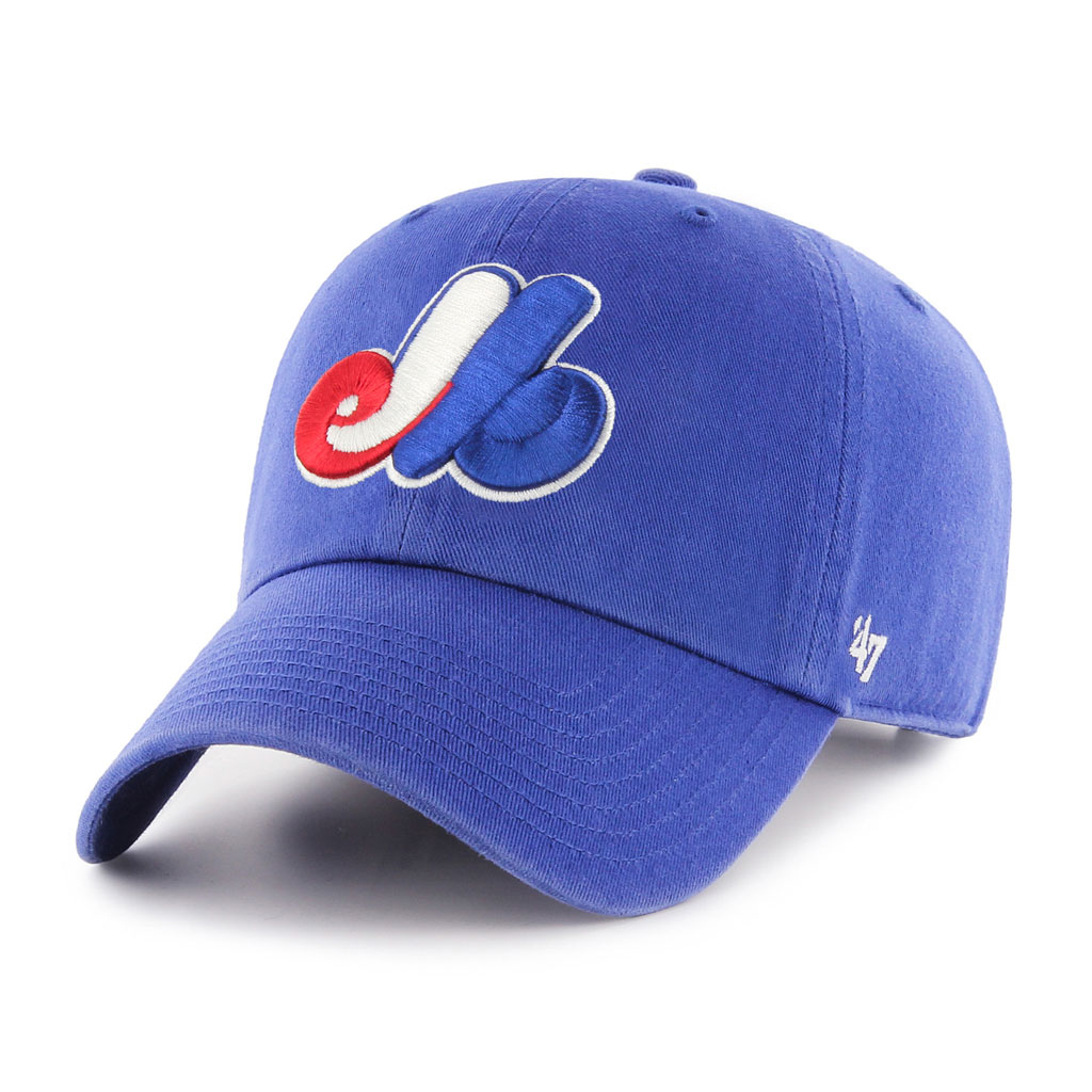 Montreal Expos Cooperstown '47 Brand Blue Clean Up Adjustable Hat