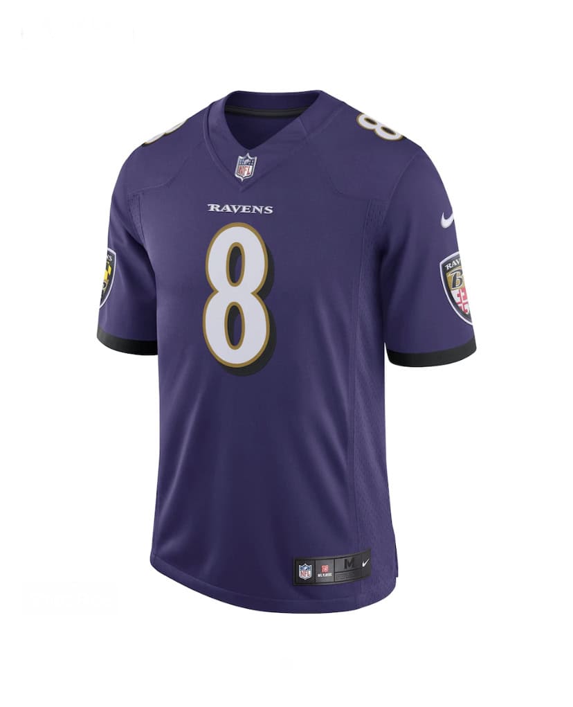Men's Baltimore Ravens Lamar Jackson Nike Purple Vapor Limited