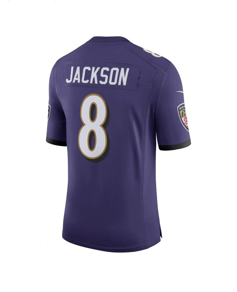 Men's Baltimore Ravens Lamar Jackson Nike Purple Vapor Limited