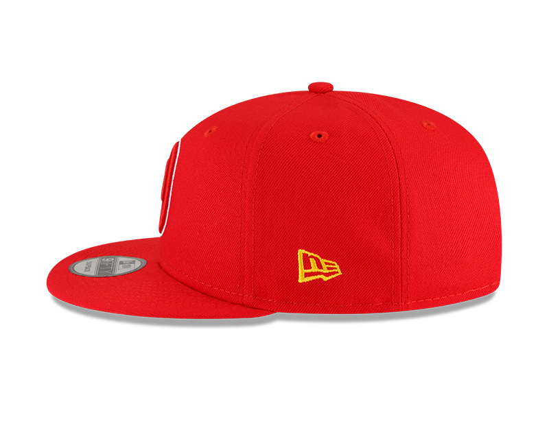 New Era Atlanta Hawks Back Half Series Red 9FIFTY Adjustable