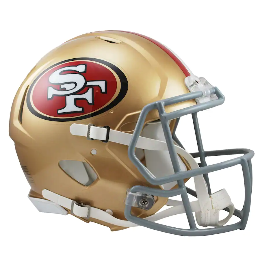 San Francisco 49ers Riddell Full Size Speed Replica Helmet - Sports Closet