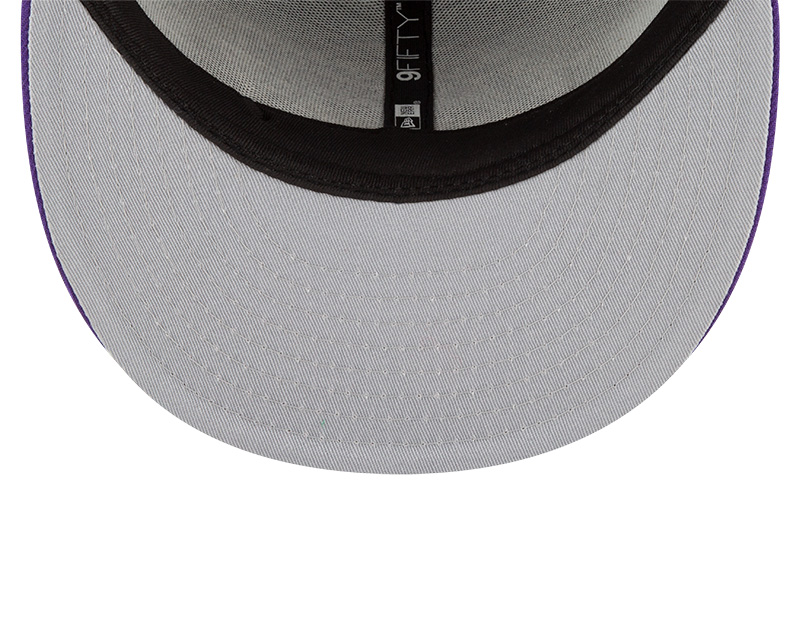 New Era Los Angeles Lakers Black/Purple - 9FIFTY Adjustable