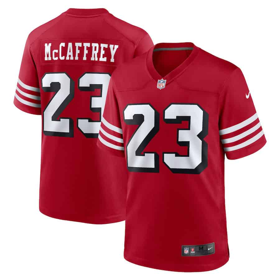 Men's San Francisco 49ers Christian McCaffrey Nike Game Alternate