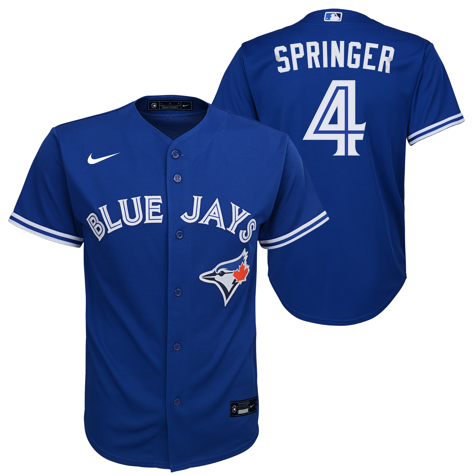 Youth Toronto Blue Jays George Springer Nike Royal Blue Alternate