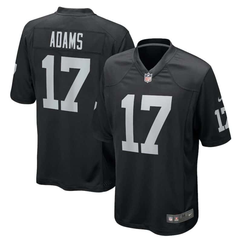 Men's Las Vegas Raiders Davante Adams Nike Black Game Player