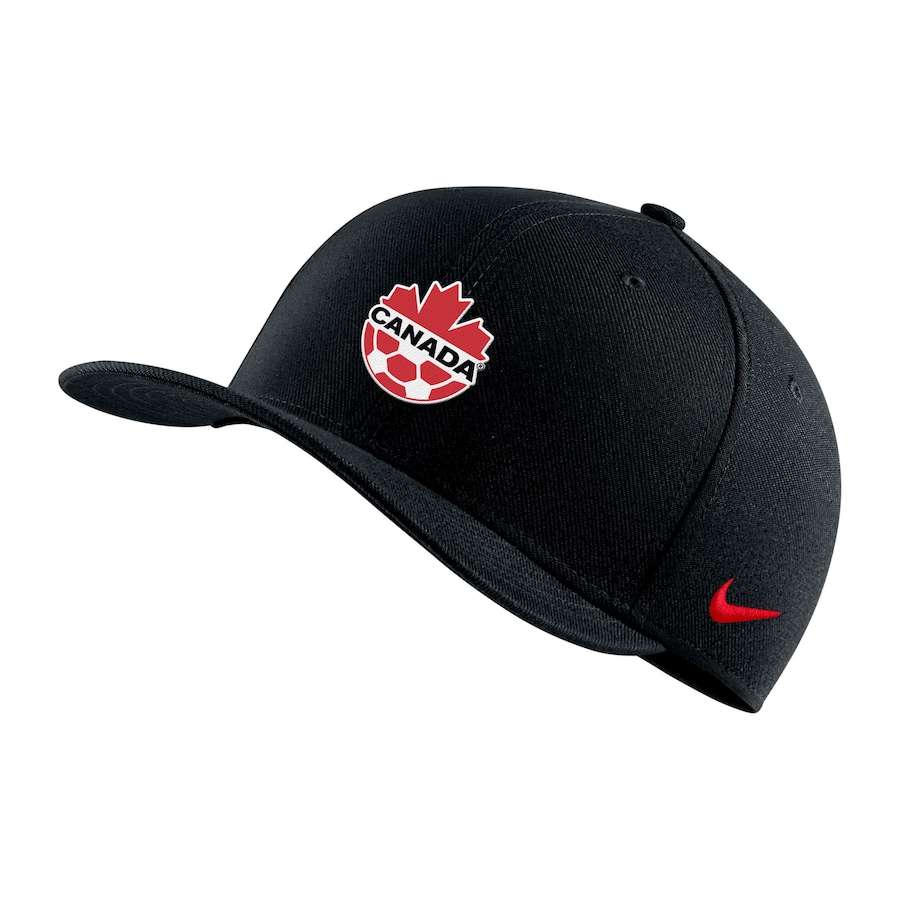 Canada Soccer Nike Swoosh Performance Flex Hat Black Sports Closet