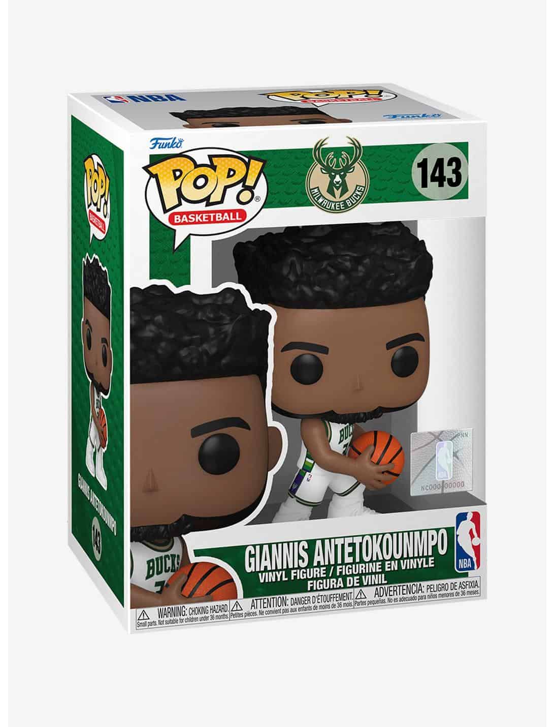 Funko Pop! NBA Basketball: Milwaukee Bucks Giannis