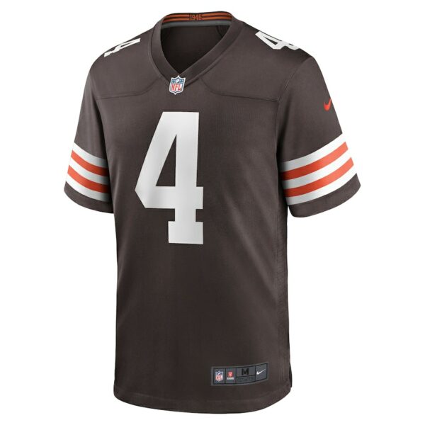 Men's Cleveland Browns Deshaun Watson Nike Brown Vapor Limited Player Jersey