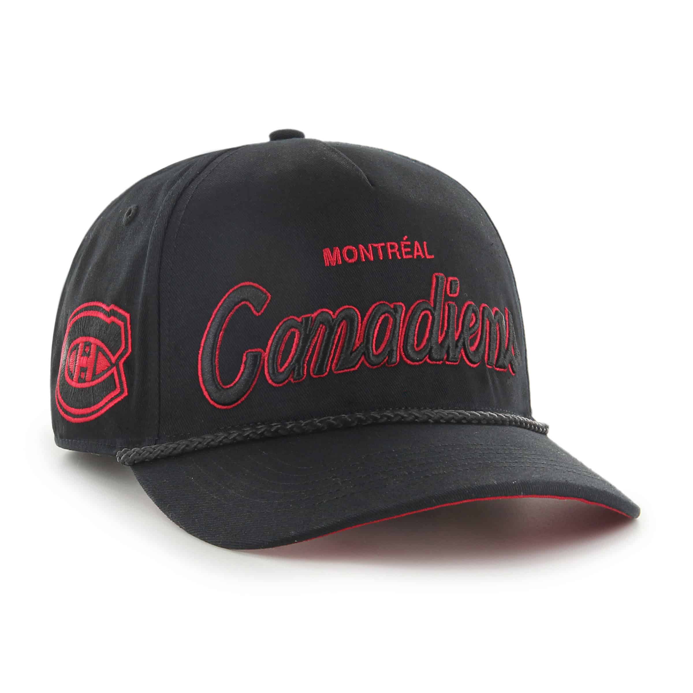 Montreal Canadiens '47 Brand Black Crosstown Script Hitch