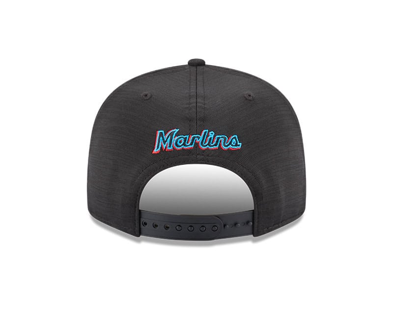 Casquette New Era Miami Marlins - Snapback Orange/noir - Taille M/L - Rétro Années 2010