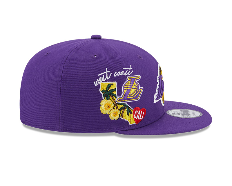 Los Angeles Lakers New Era Purple Icon E1 9FIFTY Snapback Hat