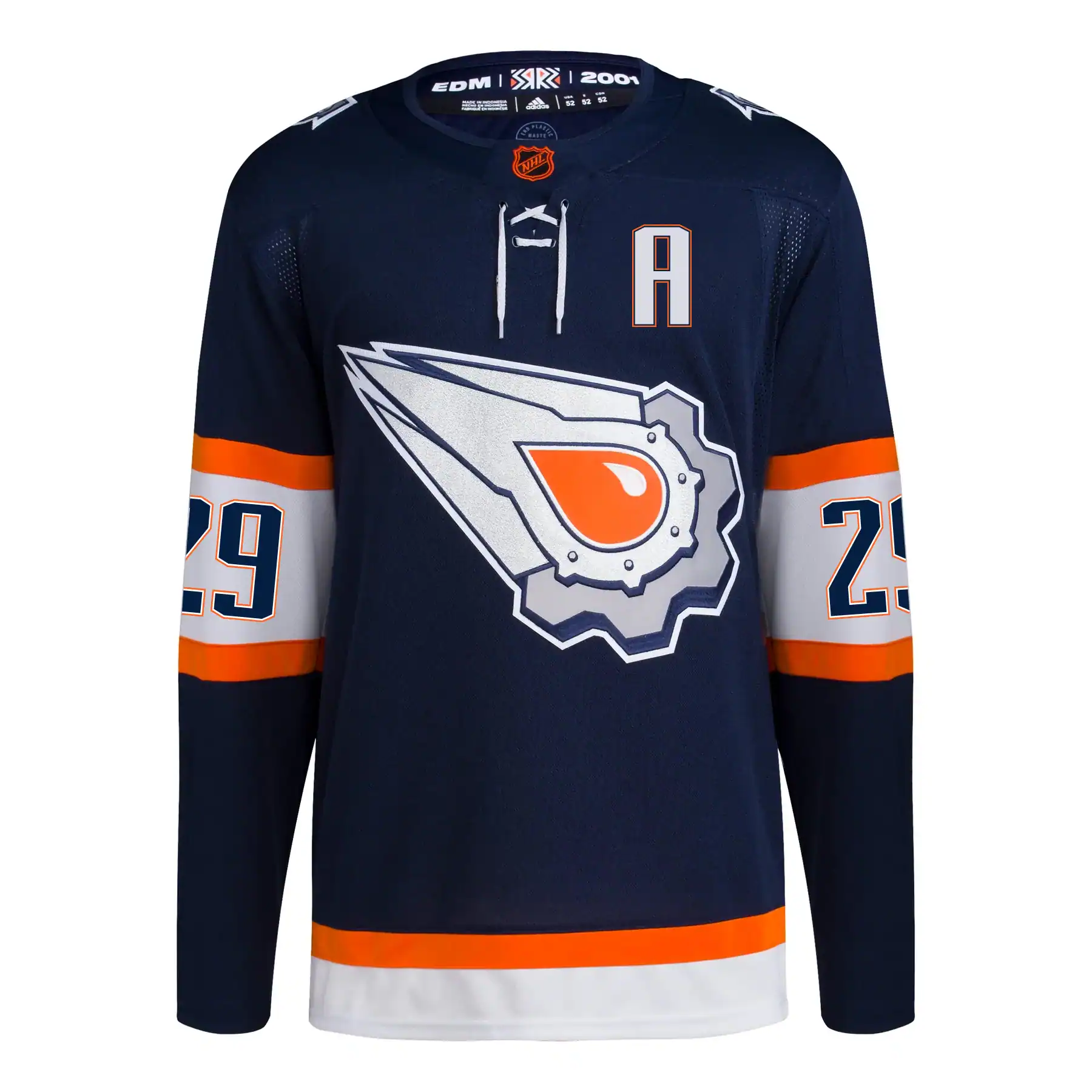 Men's Edmonton Oilers Leon Draisaitl Adidas Primegreen