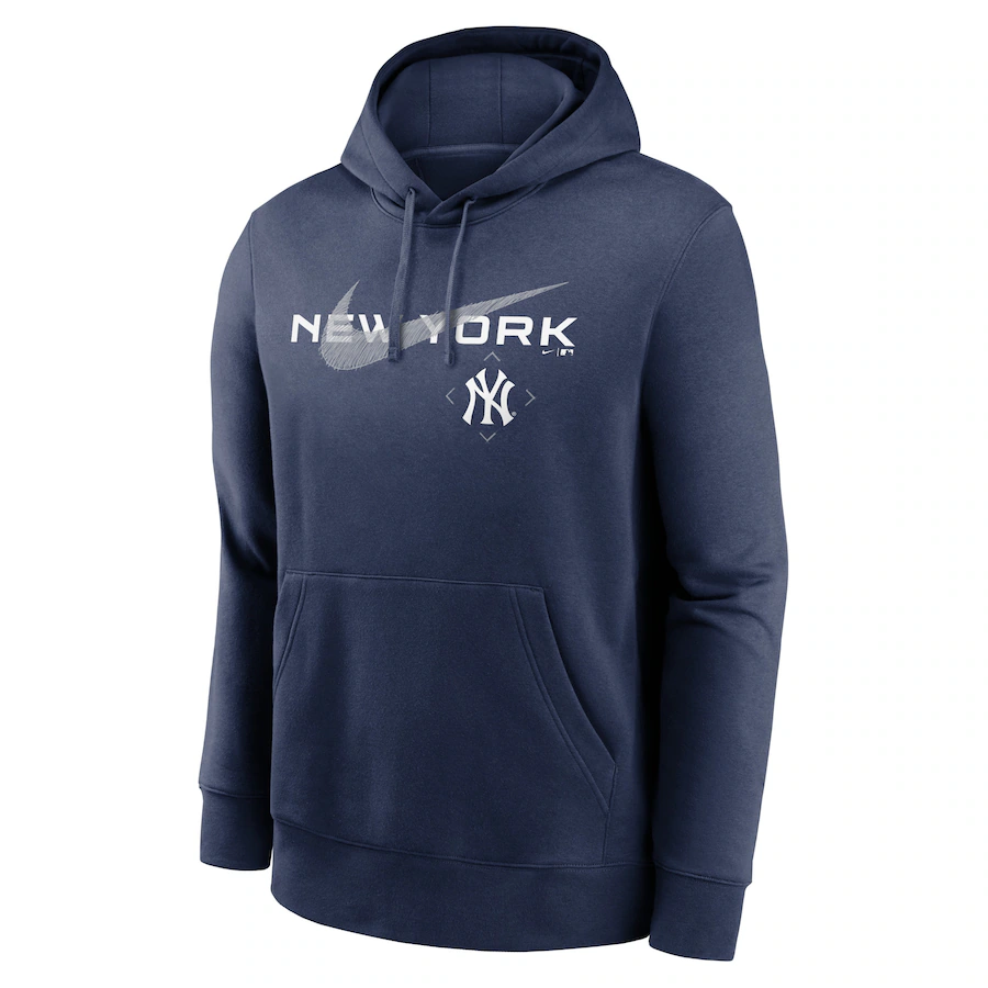 Nike Yankees プルオーバー ジャケット ネイビー Men's New York Yankees Nike Swoosh Neighborhood Pullover Hoodie