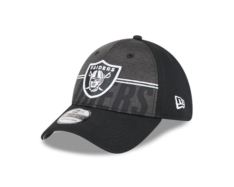 RAIDERS NFL キャップ 黒 Las Vegas Raiders New Era 2023 Official NFL Training Camp 39THIRTY