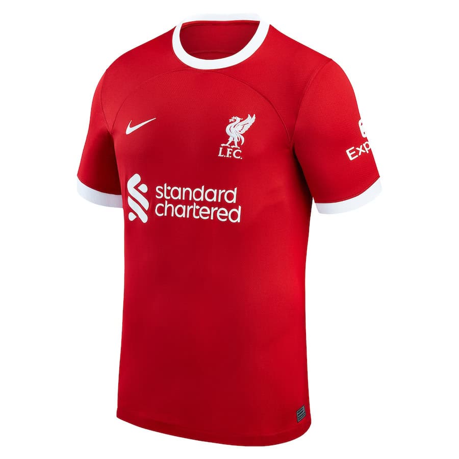 Men's Liverpool Mohamed Salah 2023/24 Nike Stadium Home Replica