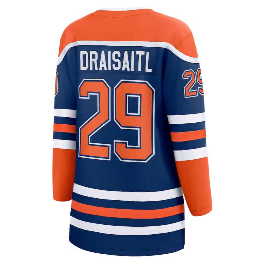 リール デイヴィッド ユニフォーム Women's Edmonton Oilers Leon Draisaitl Fanatics Breakaway Royal