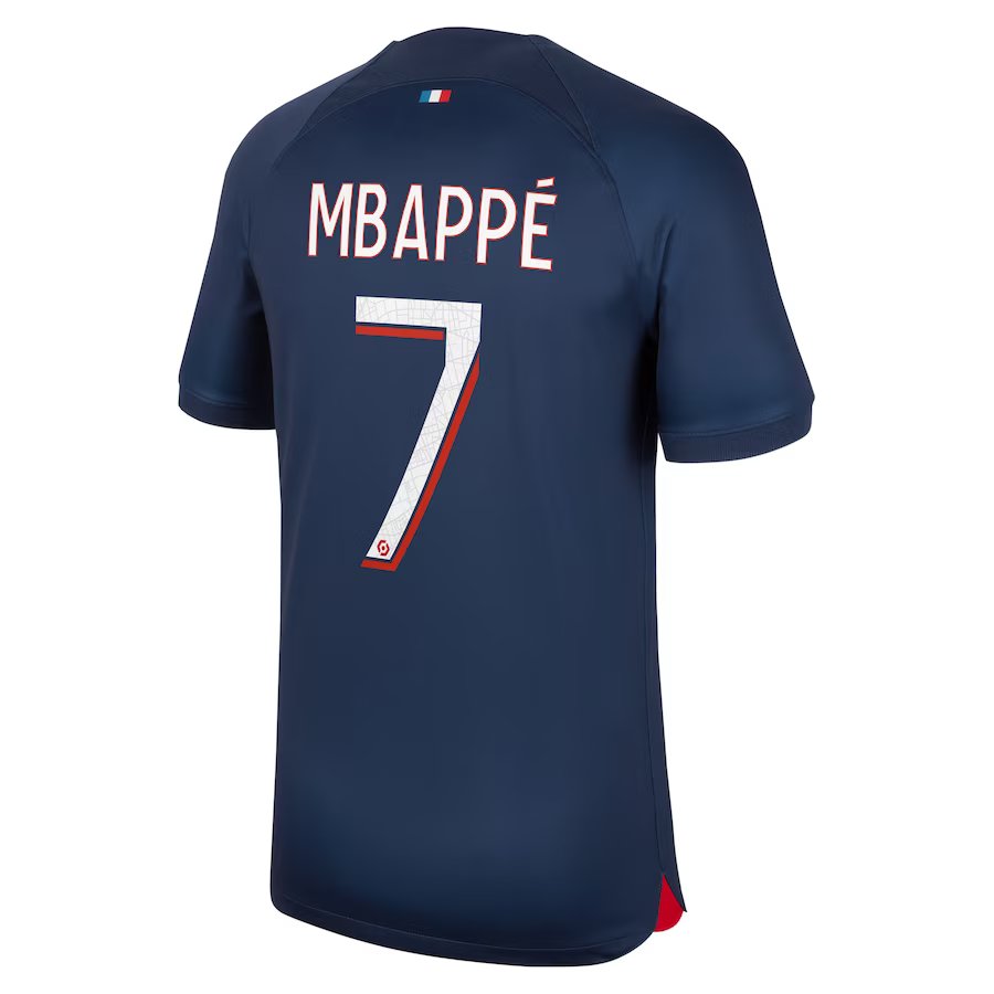 Men's Paris Saint-Germain Kylian Mbappé 2023/24 Nike Stadium