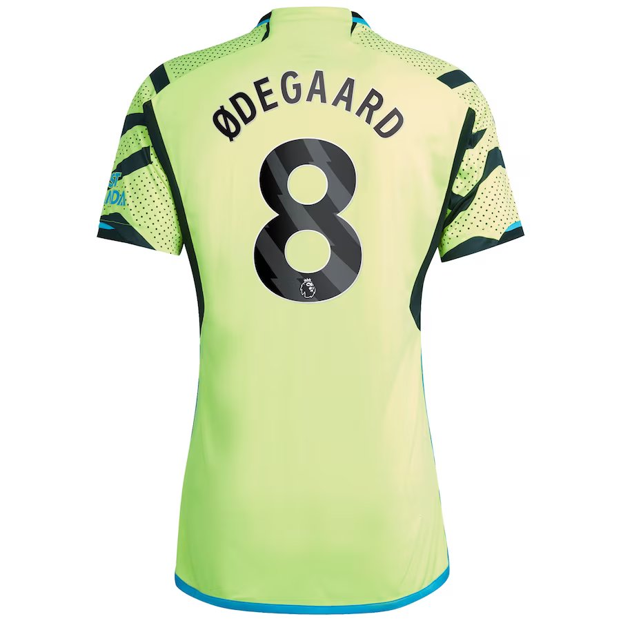 【正規品・美品】ウーデゴール ØDEGAARD 23/24 ユニフォーム XL Men's Arsenal Martin Odegaard Adidas 23/24 Away Replica Jersey