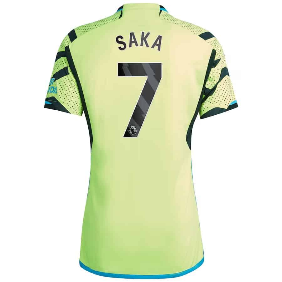 Men's Arsenal Bukayo Saka Adidas 23/24 Away Replica Jersey
