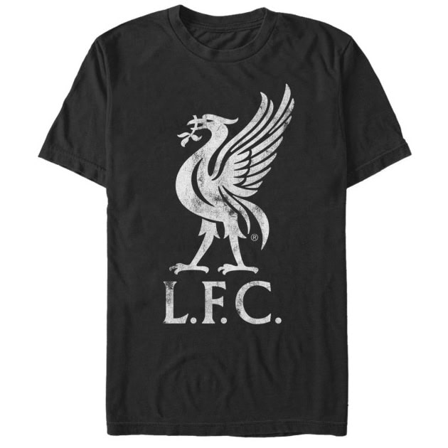  Liverpool FC 2XL 正規品 Men's Liverpool Big Logo T-Shirt - Black - Sports Closet