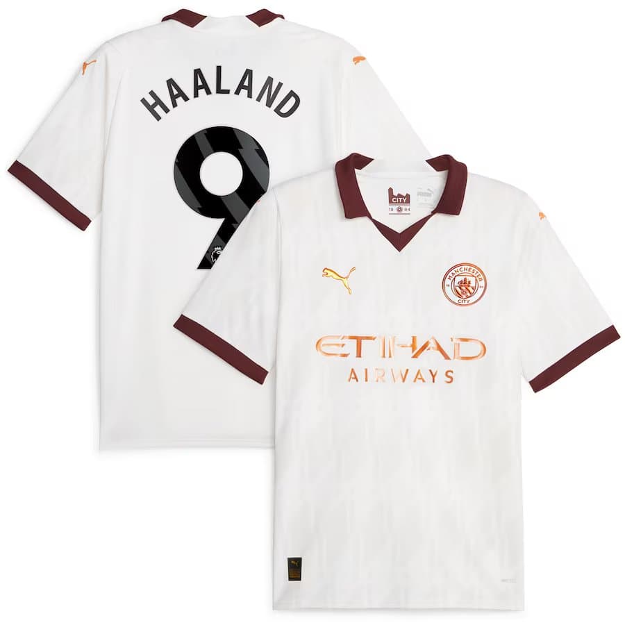 Men's Manchester City Erling Haaland Puma 2023/24 Away Replica