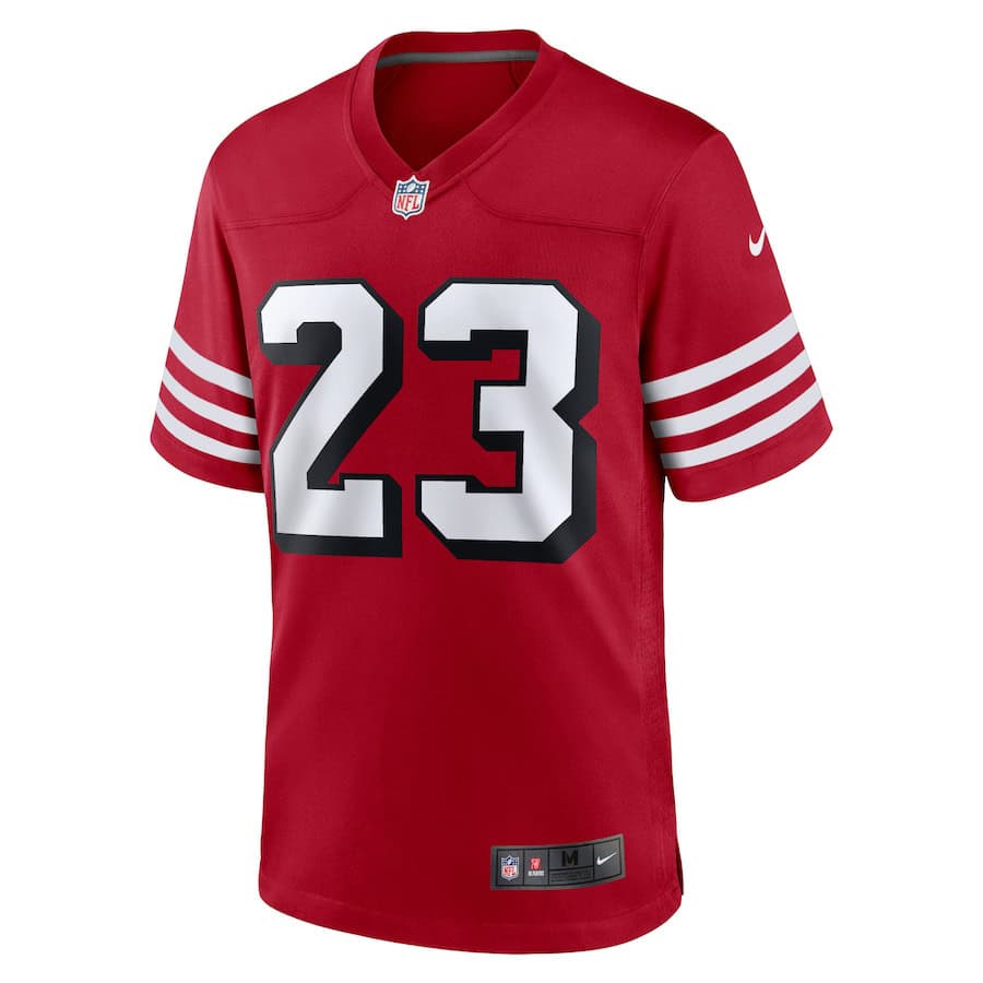 Men's San Francisco 49ers Christian McCaffrey Nike Game Alternate