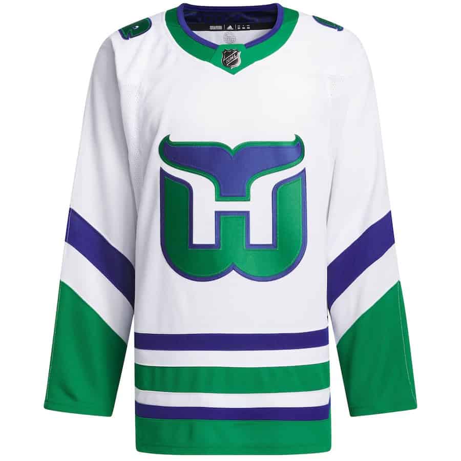 Men's NHL Carolina Hurricanes Adidas Primegreen White Whalers