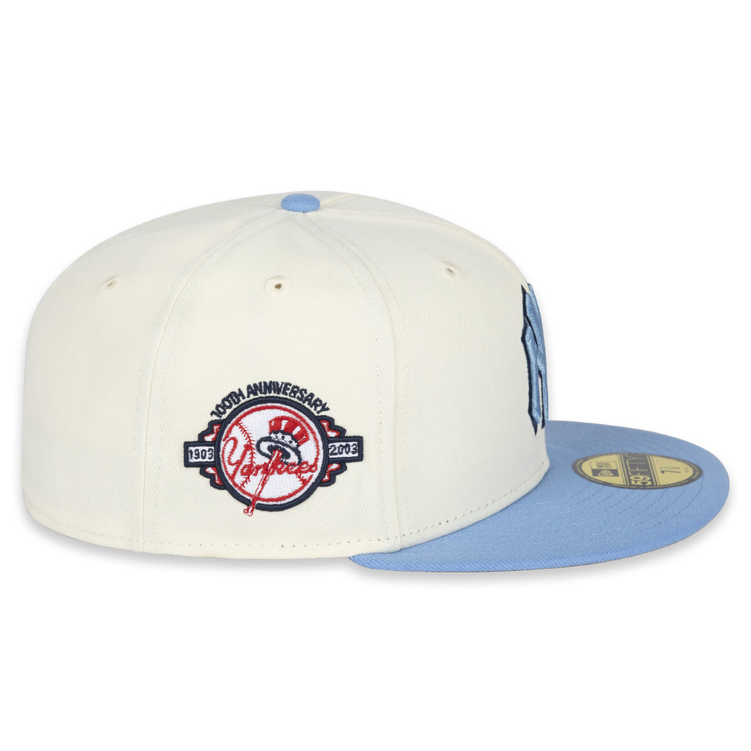 New York Yankees New Era Chrome Sky Collection 59FIFTY Fitted Hat