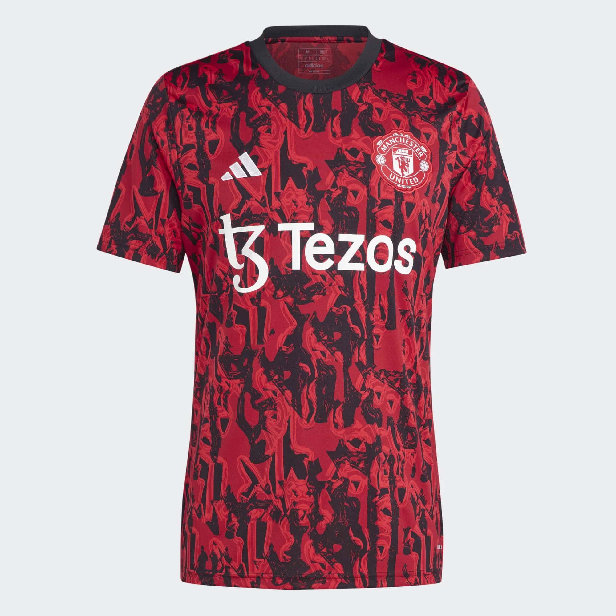Men's Adidas Manchester United Pre-Match Jersey - Red/Black