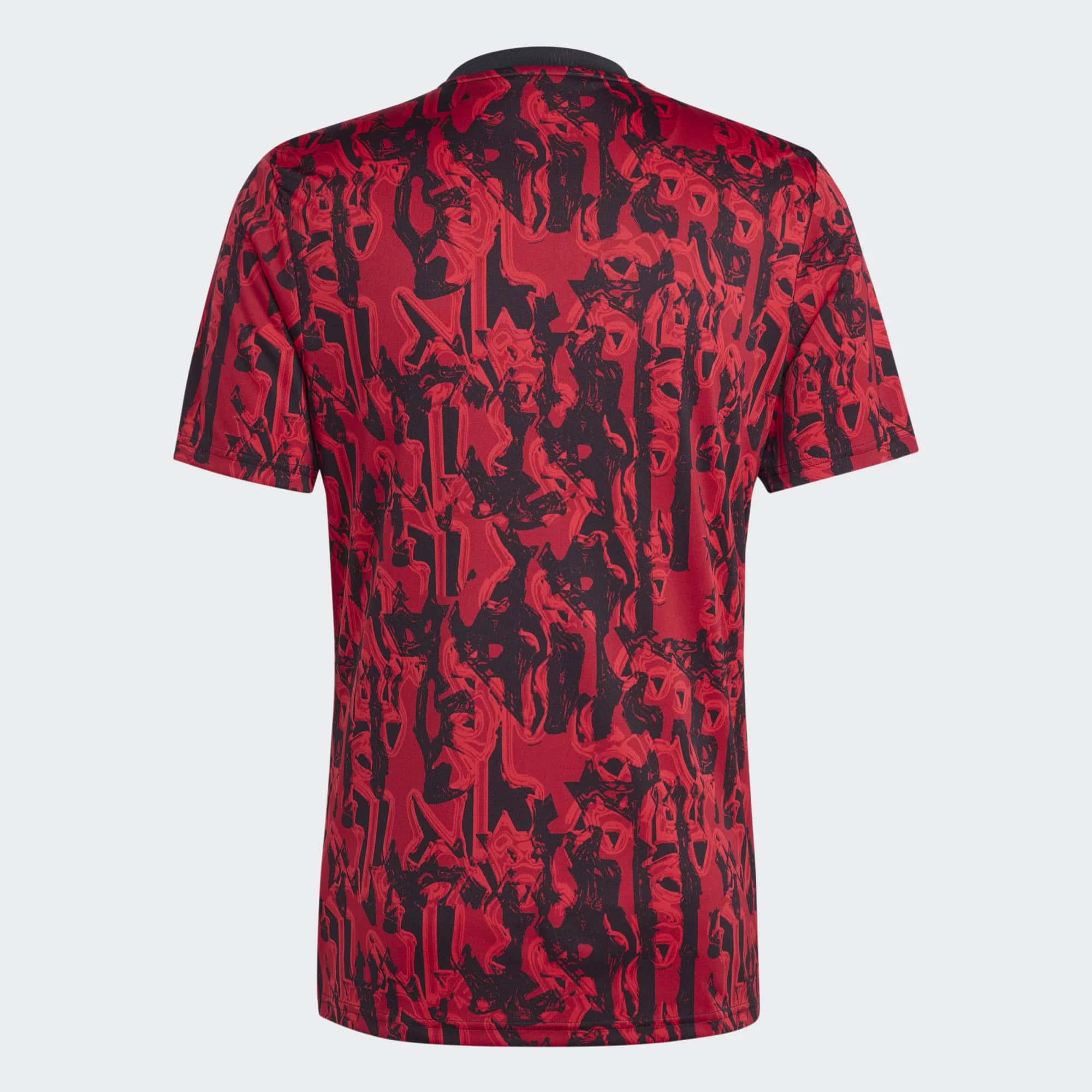 Men's Adidas Manchester United Pre-Match Jersey - Red/Black