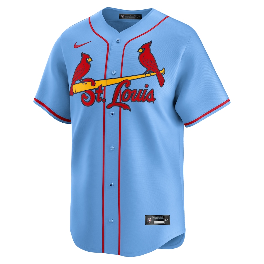 Men's St. Louis Cardinals Nike Light Blue Alternate Limited