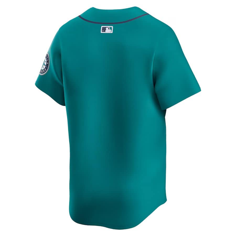 Men's Seattle Mariners Nike Aqua Alternate Limited Jersey - Sports Closet