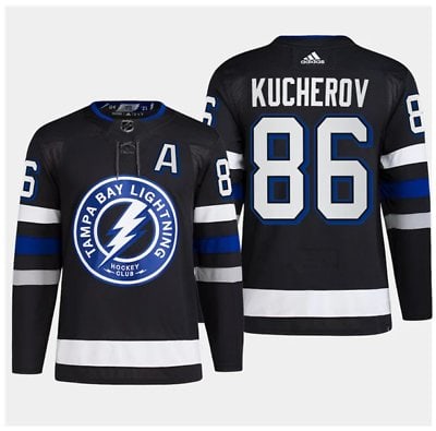 Men's NHL Tampa Bay Lightning Nikita Kucherov Adidas Primegreen