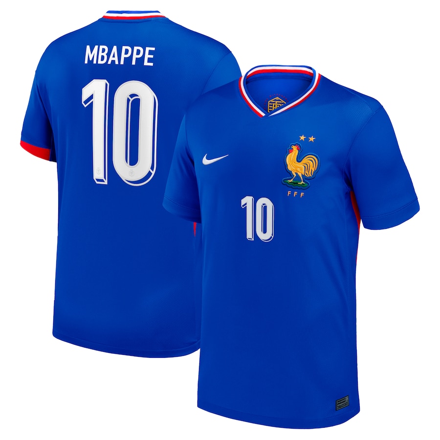 フランス代表 MBAPPE 10 ジャージ ネイビー Men's Kylian Mbappe France National Team 2024/25 Nike
