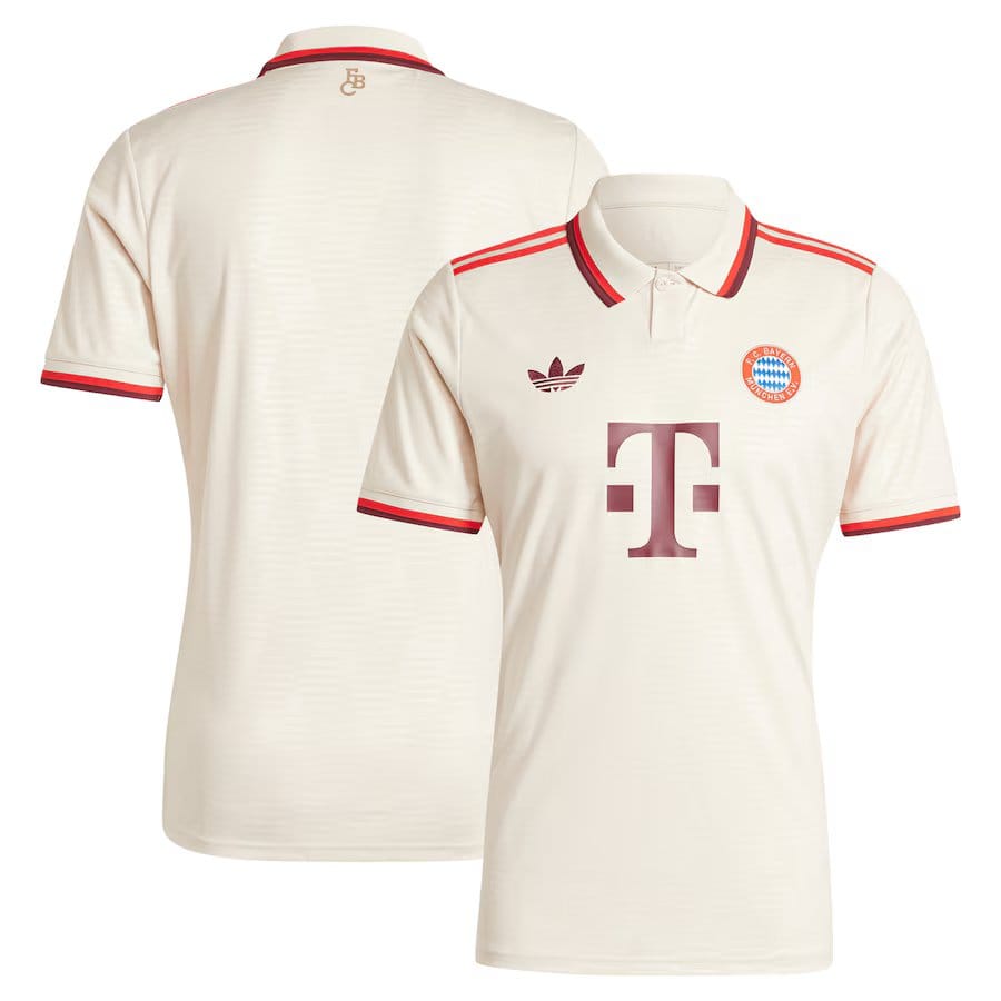 Men's FC Bayern Munich Adidas 24/25 Third Replica Jersey - Off