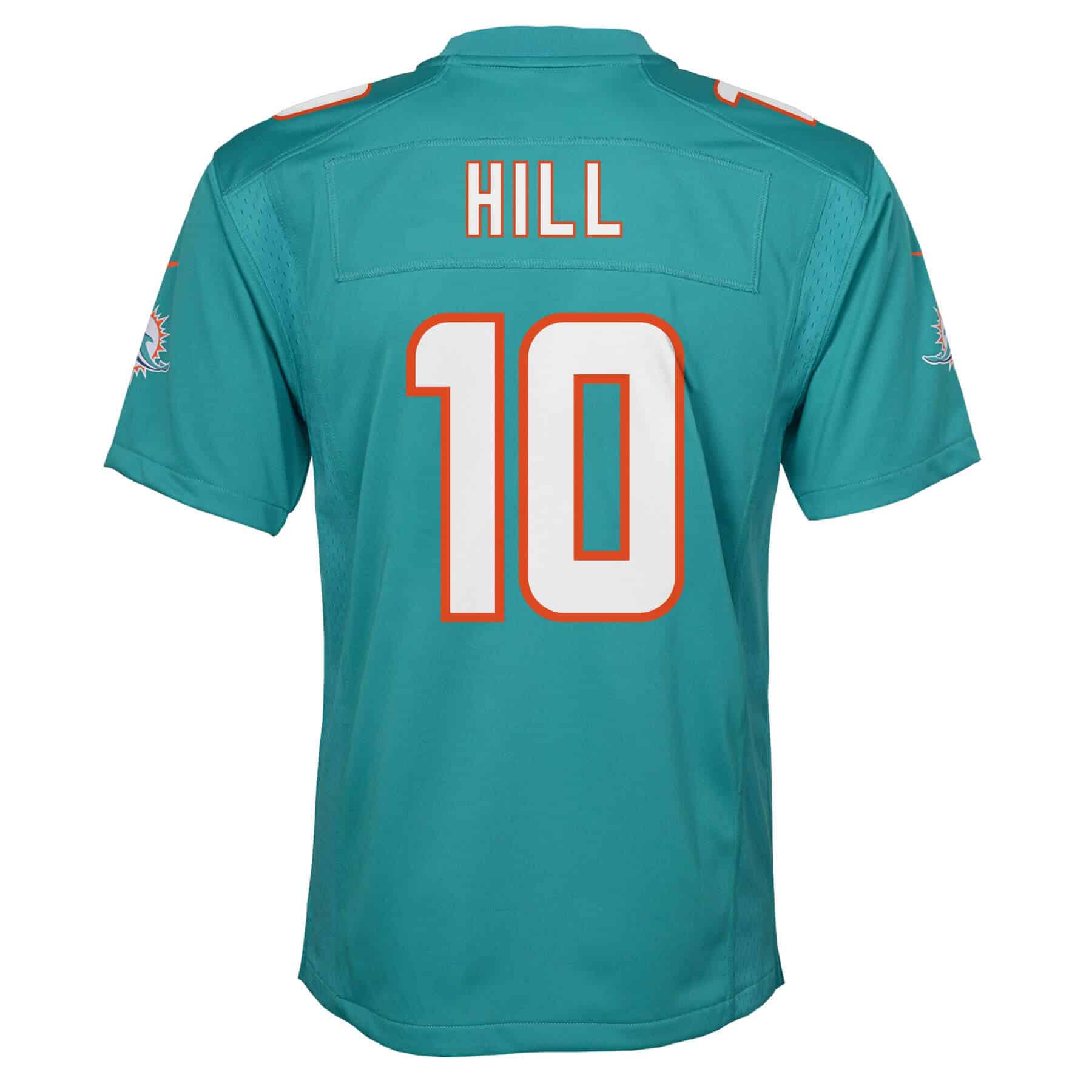 Youth Tyreek Hill Miami Dolphins Nike Game Jersey - Aqua - Sports