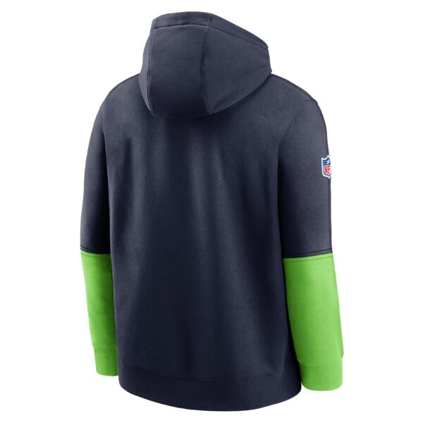 Men's Seattle Seahawks Nike 2024 NFL Sideline Club Fleece Pullover