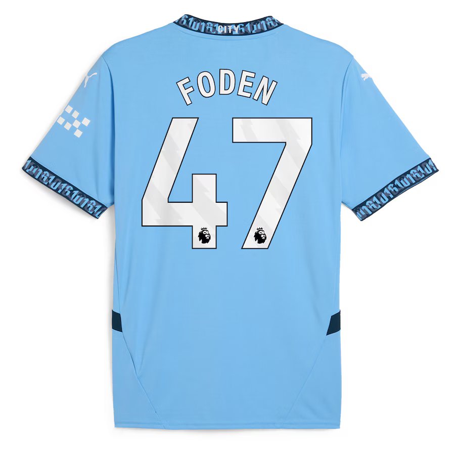 Manchester City 2023/2024 #17.デブライネ 2023-24 Manchester City Player Issue Home Shirt De Bruyne #17