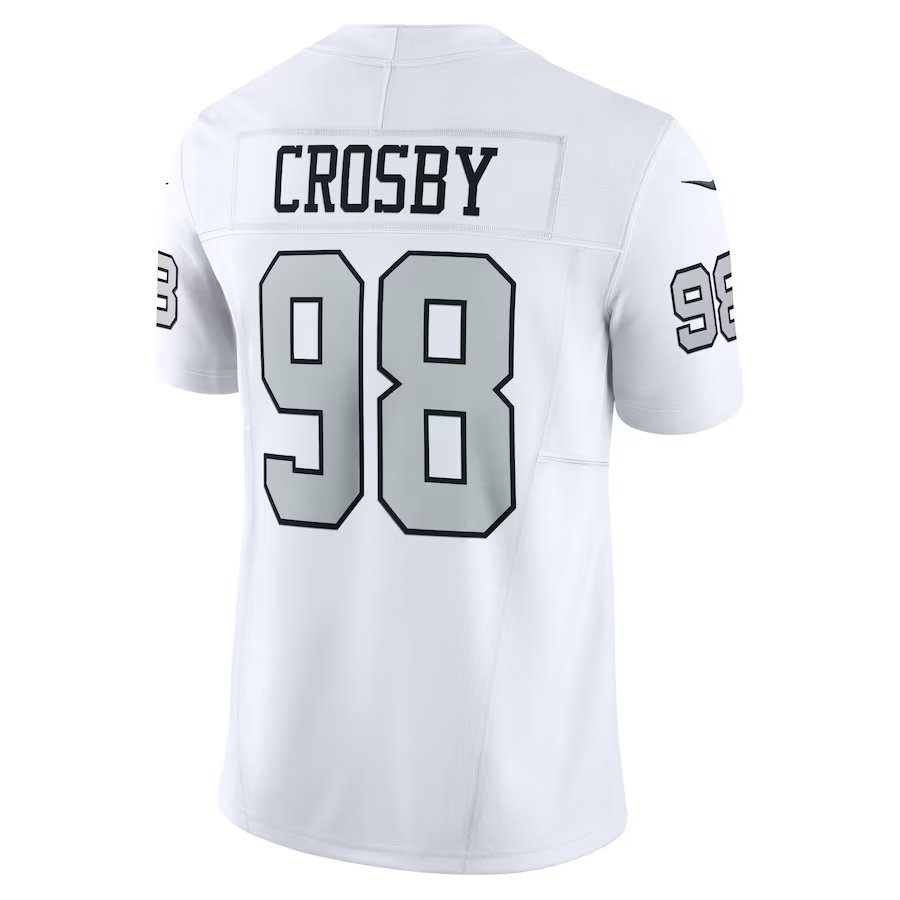 【US限定】NIKE Las Vegas Raiders Maxx Crosby Home Jersey Men's Nike Maxx Crosby Black Las Vegas Raiders Vapor