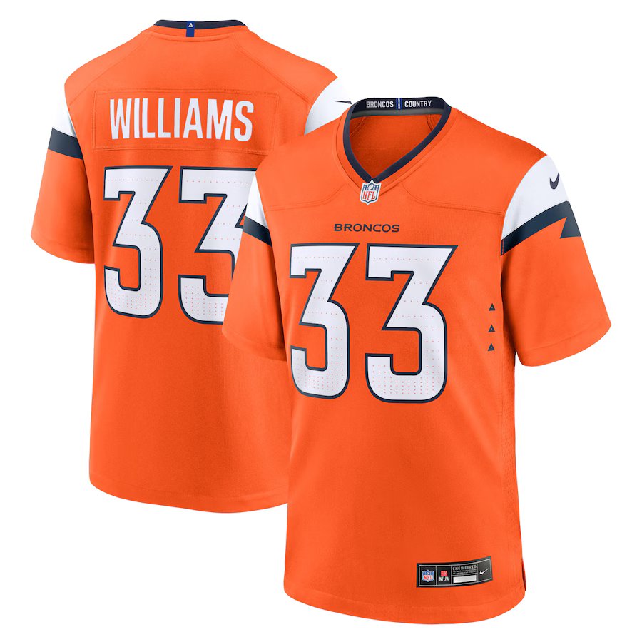 Men's Denver Broncos Javonte Williams Nike Vapor Limited