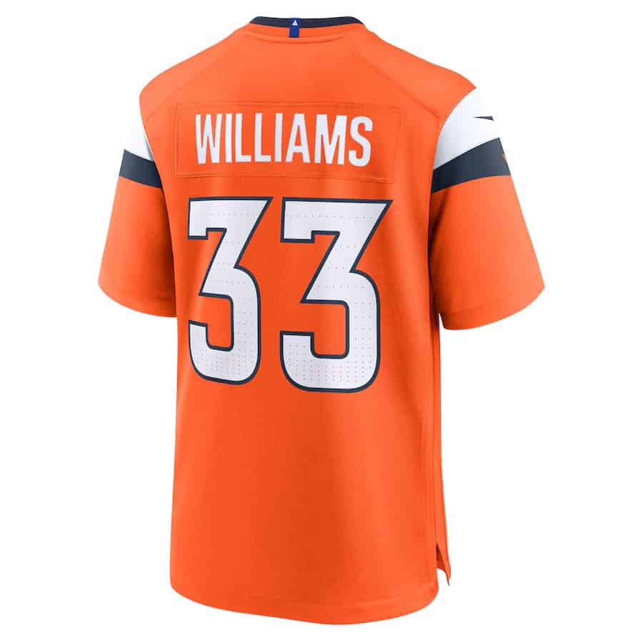 阪急ブレーブス Broncos ユニフォーム 18 SSK Men's Denver Broncos Javonte Williams Nike Vapor F.U.S.E. Limited