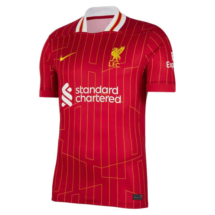 Men's Mohamed Salah Liverpool 2024/25 Nike Home Replica Player