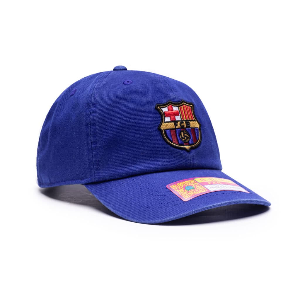 FC Barcelona Fan Ink Classic Adjustable Hat - Blue - Sports Closet