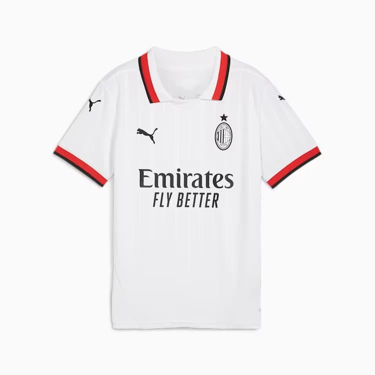 Men's Rafael Leão AC Milan Puma 2024/25 Home Replica Blank Jersey