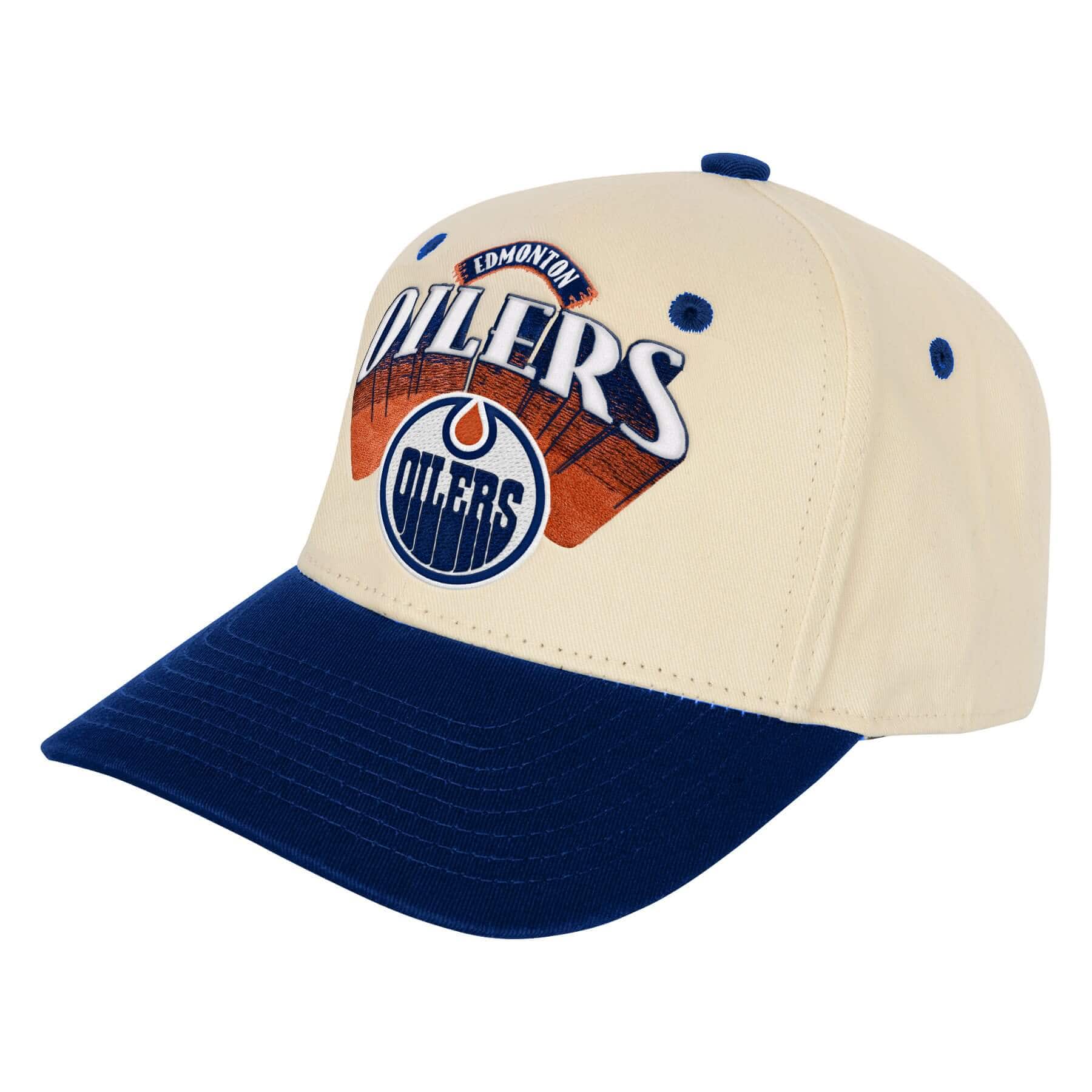 47 NHL Edmonton Oilers Bonnet d'hiver en laine, bleu, taille