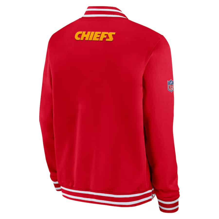 Men's Kansas City Chiefs Nike NFL Sideline Coach Bomber Jacket