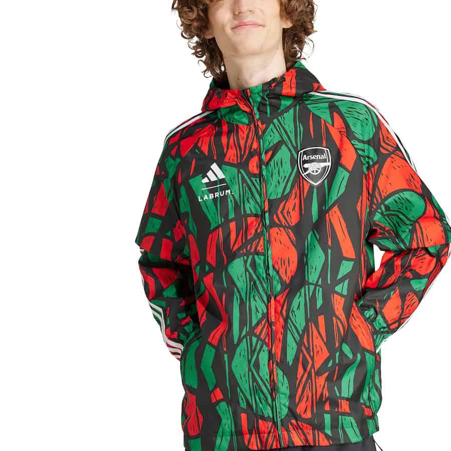 Men's Arsenal adidas x Labrum London 2024/25 Seasonal Full-Zip