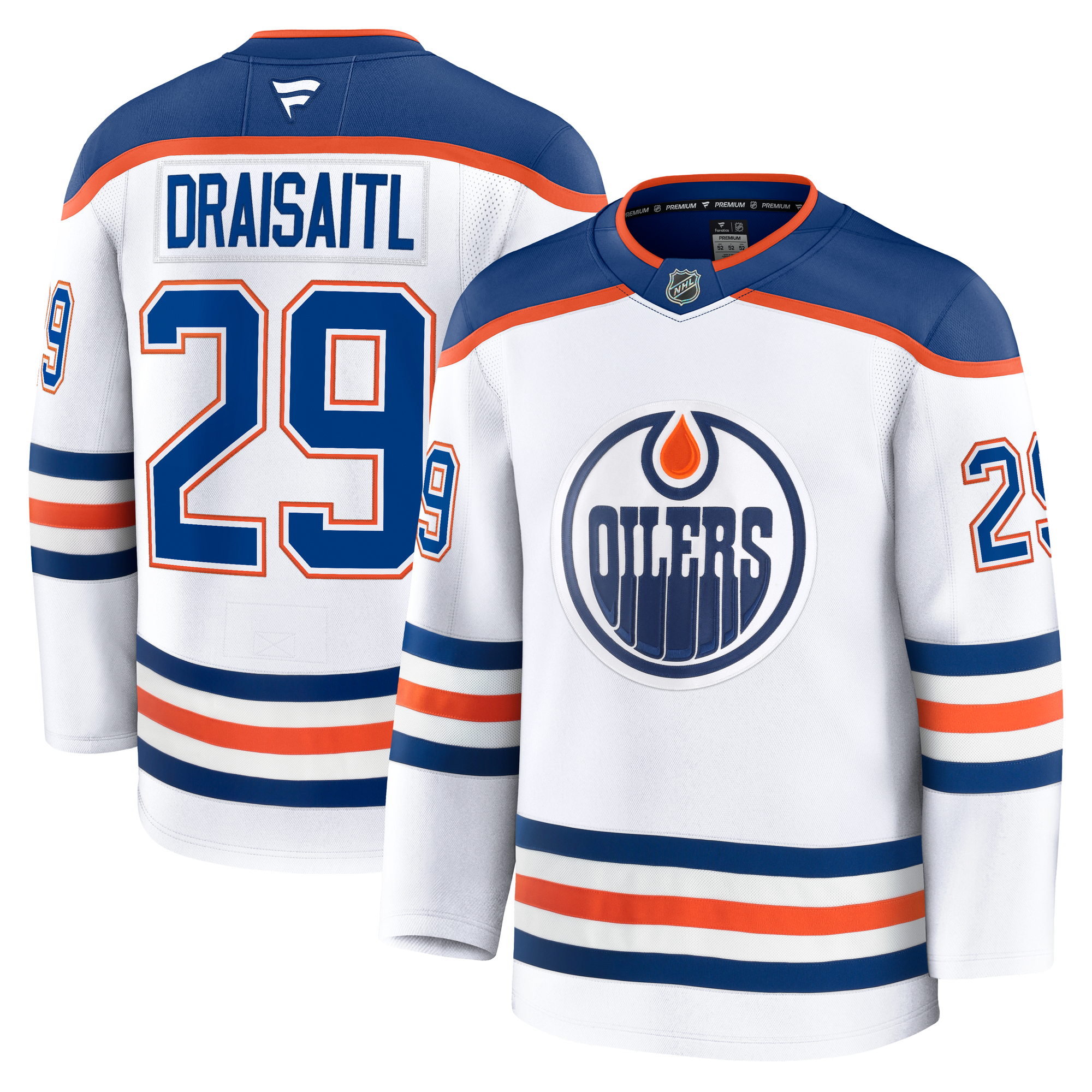 Leon Draisaitl Edmonton Oilers Fanatics Away Premium Player Jersey