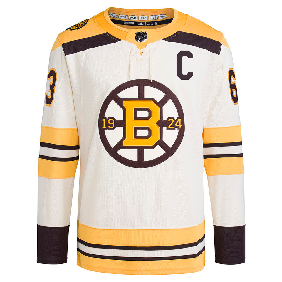 Men's Brad Marchand Boston Bruins Adidas Primegreen Centennial